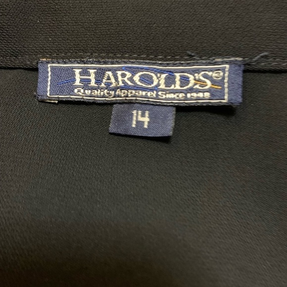 Harold’s maxi silky black skirt, size 14 - Picture 2 of 4